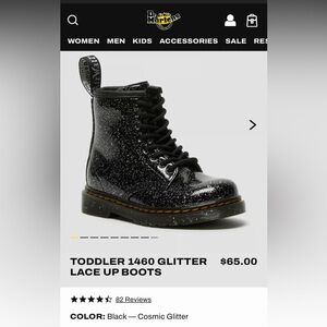 Toddler Dr. Marten Glitter Boots